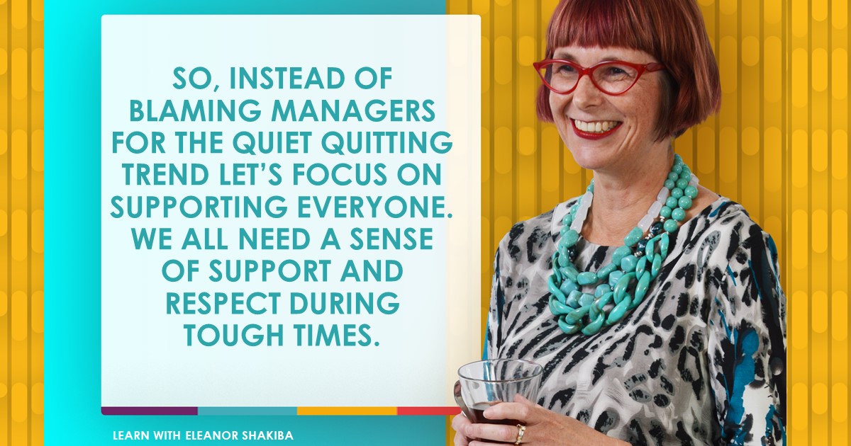 Let’s stop blaming managers for the quiet quitting trend – Think Learn ...